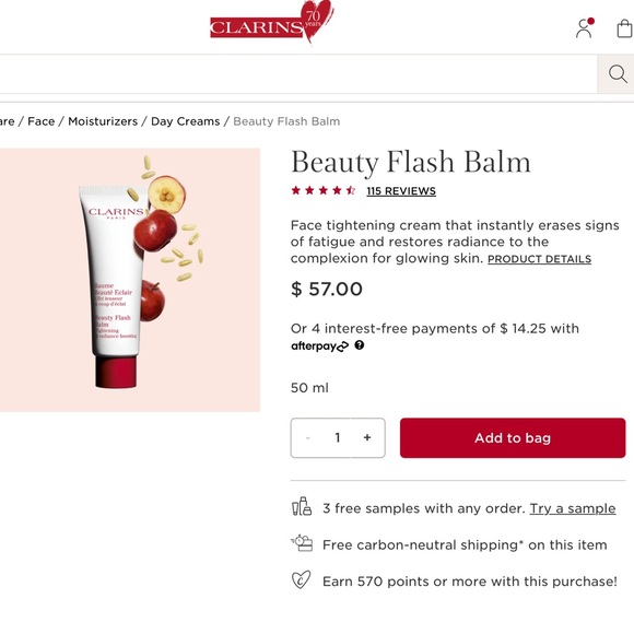 Clarins Beauty Flash Balm - Picture 2 of 2